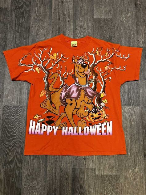 Vintage Vintage Scooby Doo Halloween Shirt Gem