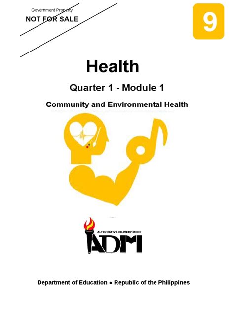 Health Quarter 1 Module 1 Pdf Community Natural Environment