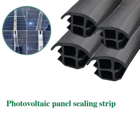 Epdm Rubber Gasket Waterproof T Shape Solar Photovoltaic Panels Sealing