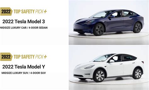 Tesla Model 3 Model Y Rank Among Iihs 2022 Top Safety Pick Winners