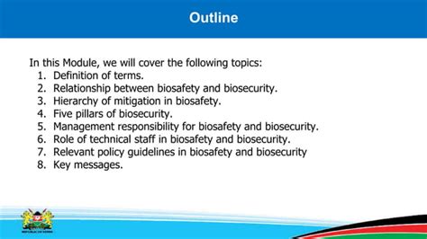 Module Introduction To Biosafety And Biosecurity Pdf