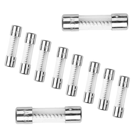 10Pcs 4A 250V SLOW Blow Acting Glass Fuse 5X20mm T4AL250V 4 amperios ...