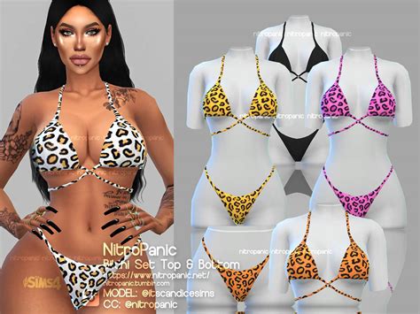 Скачать мод Купальник Bikini Set для Симс 4 бесплатно