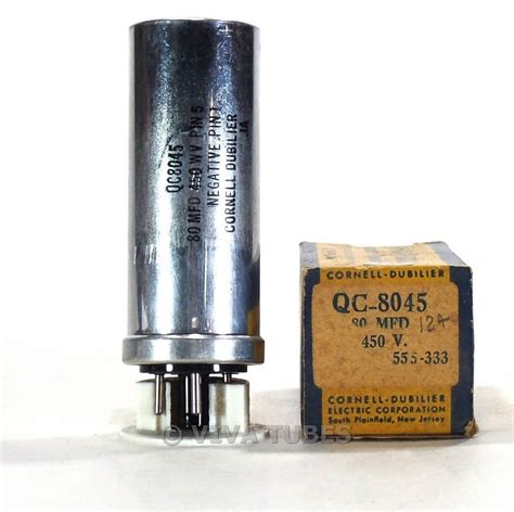 Nos Nib Cornell Dubilier Qc Uf Mfd Vdc Reverb