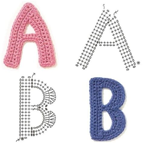 Free Crochet Alphabet Graph Patterns This Is The Complete Alphabet ...