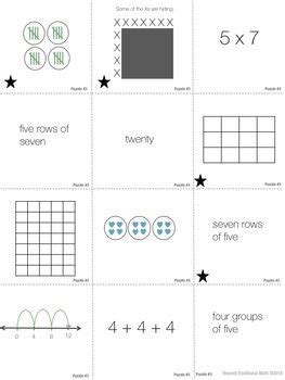 PILES Early Multiplication Sorting Activity For Math Talk Grades 2