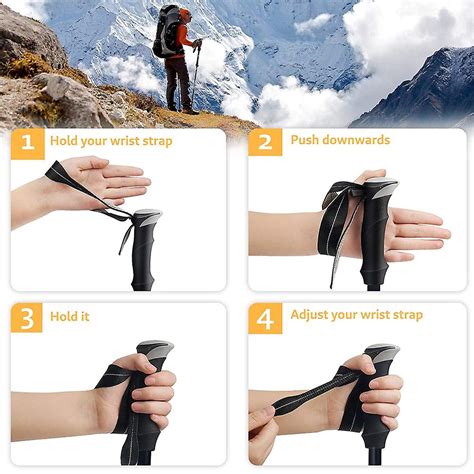 2-Pack Trekking Poles Foldable Trekking Poles - Aluminum Alloy - Walmart.com