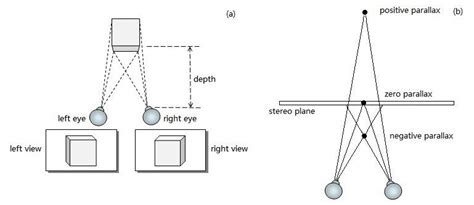 Principles Of Stereoscopic 3d A Binocular Views B Three Types Of