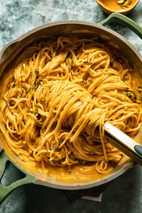 Vegan Roasted Butternut Squash Pasta With Pistachios The Veg Connection