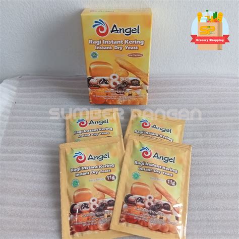 Jual Angel Ragi Instan Kering 4x11gr Instant Yeast Sachet Exp Juni