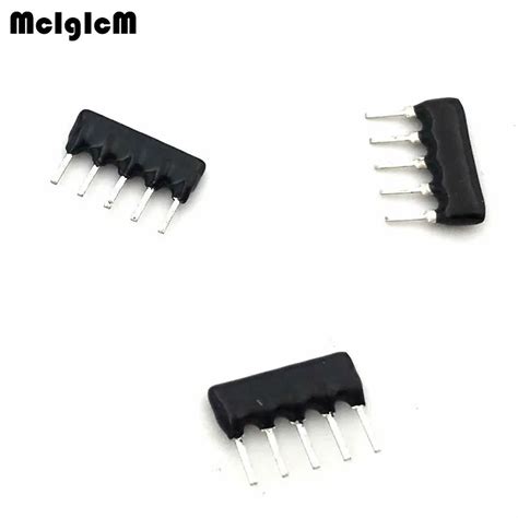 MCIGICM 2000pcs DIP Exclusion Network Resistor Array 5pin 470 510 Ohm