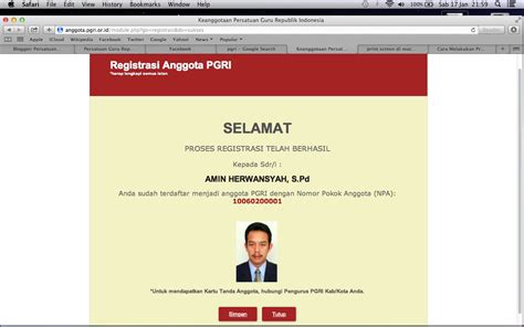 Registrasi Anggota Baru PGRI | PGRI Kota Sukabumi