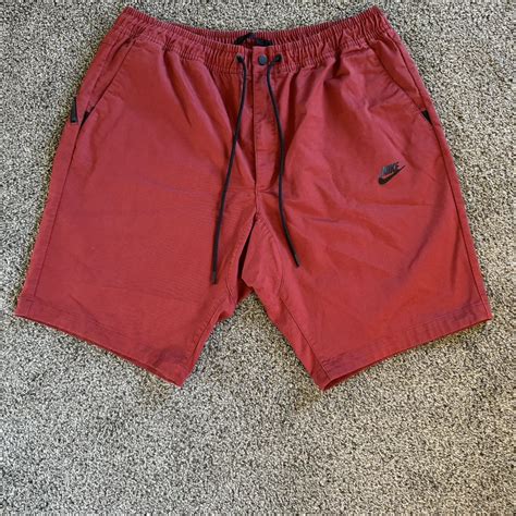 Modern Red Nike Shorts Tagged Xxl Fits Best A Xxl Depop