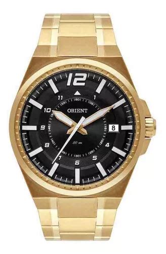 Reloj Dorado Para Hombre Orient Neo Sports Premium Mgss Color De