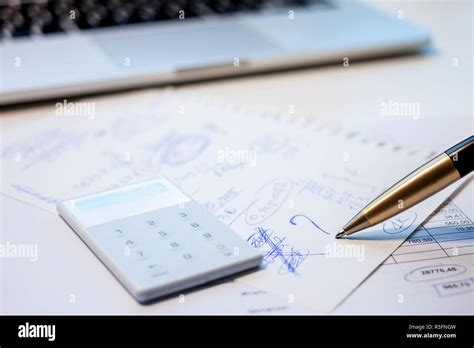 business plan calculation stock photo alamy