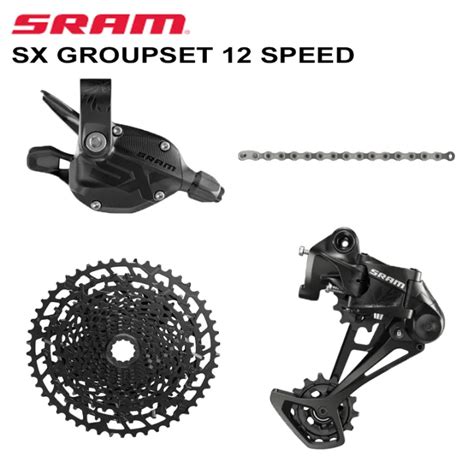 Sram Sx Eagle 12 Speed Groupset Shifter Rear Derailleur Long Cage Sgs 1210 Cassette 11 50t Chain