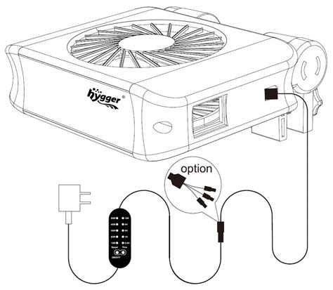 Hygger Hg Aquarium Cooling Fan User Manual