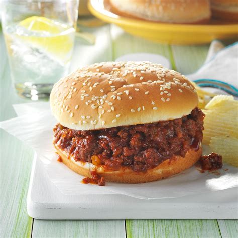 Slow Cooker Sloppy Joes Recipe Taste Of Home