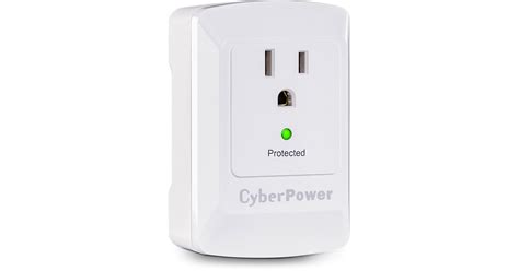 Cyberpower Csb100w Single Outlet Wall Tap Surge Protector