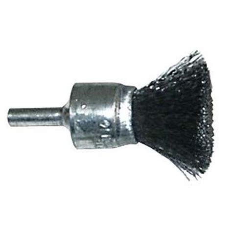 Wire Wheel Crimped End Brush 1 X 14 Shank 020 Wire Shark 14071