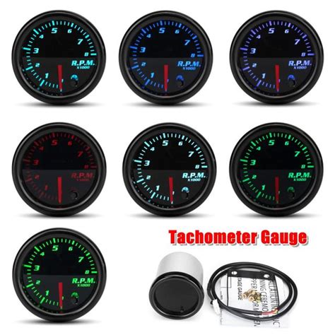 Universal Mm Car Color Led Gauge Mechanical Boost Psi Bar Oil