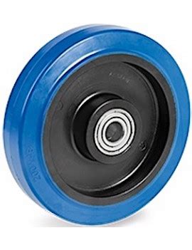 Roue Caoutchouc Super Lastique Easyroll Bleu