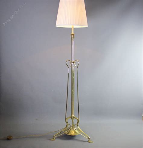 Antiques Atlas Arts And Crafts Brass Floor Lamp