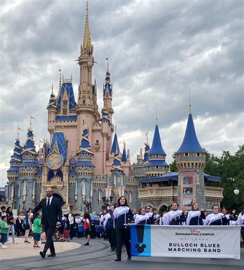 Bulloch Blues Marching Band Marches In Prestigious Disney World Parade