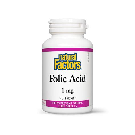 Folic Acid Vitamin B9 1 Mg Prevents Neural Tube Defects