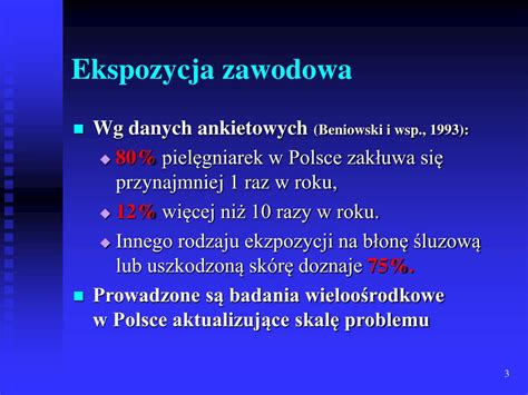 PPT Standardy postępowania po ekspozycji zawodowej na zakażenia