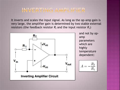 Ppt Inverting Amplifier Powerpoint Presentation Free Download Id