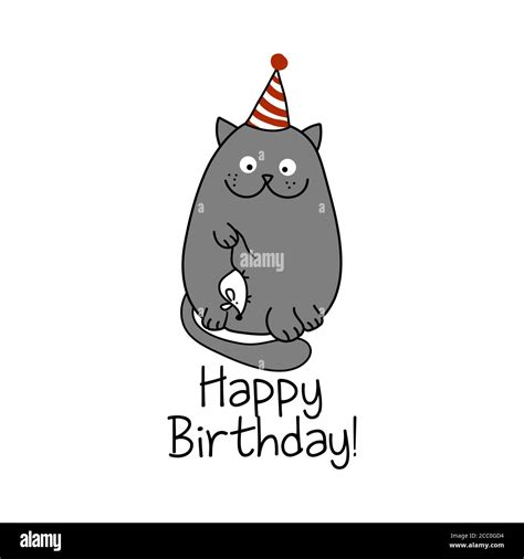 Funny Happy Birthday Cat