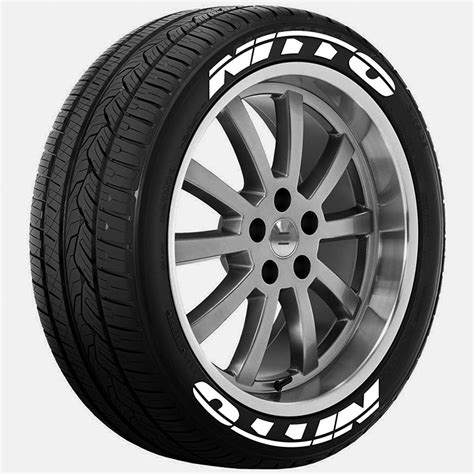 Xm Tire Letters Stickers Car Tyre Stickers Lettering Wheel Nitto Logo