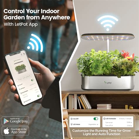 Snapklik LetPot LPH SE Hydroponics Growing System 12 Pods Smart