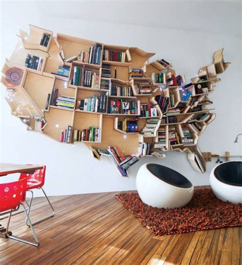 Книги в интерьере - самые интересные идеи книжных полок и шкафов - Дом ...