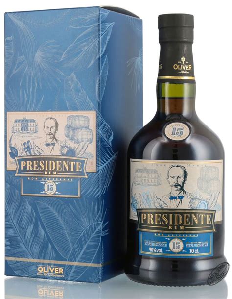 Presidente Marti 15 Yo Rum 40 Vol 070l Weisshaus Shop