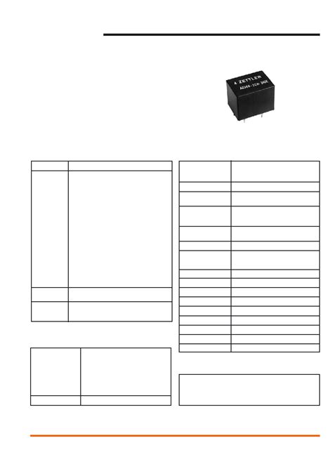 AZ946-2C-6DS datasheet(1/2 Pages) ZETTLER | MINIATURE PC BOARD RELAY