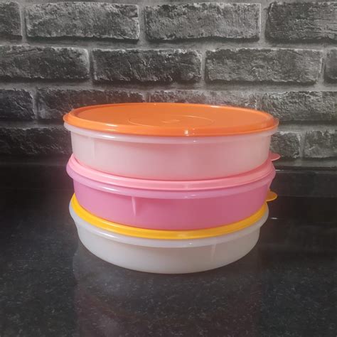 Bacia Porta Tudo 10Litros E Porta Torta 3 7Litros Tupperware Shopee