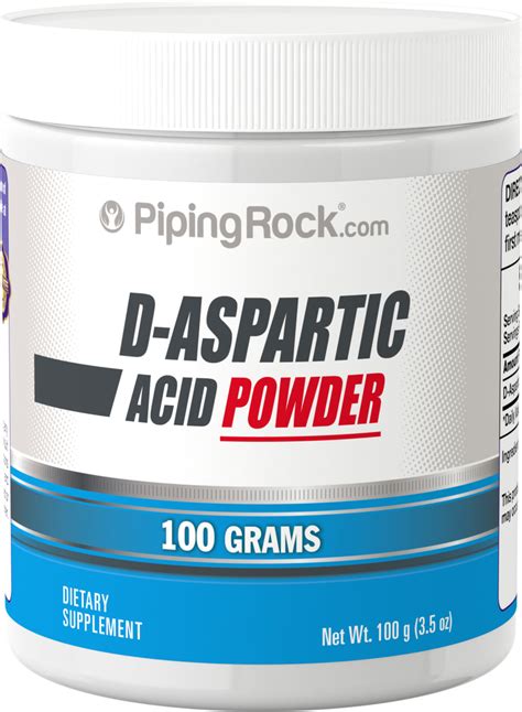 Buy D-Aspartic Acid Powder 100 Grams | Buy DAA | DAA Uses | Nutrition ...