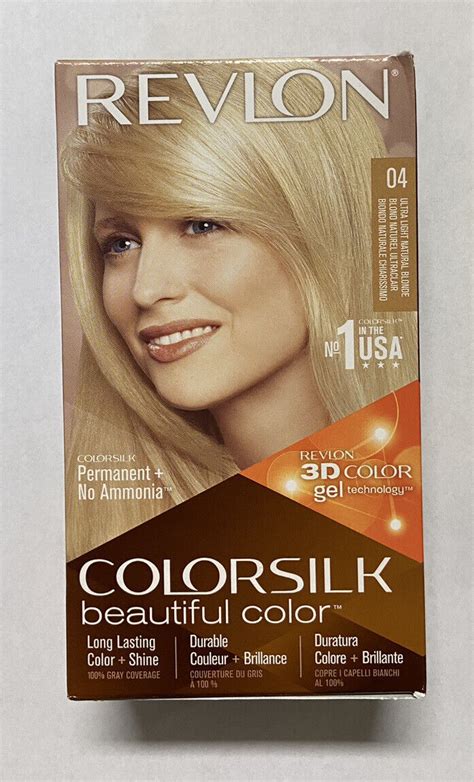 Revlon Colorsilk D Color Gel Ultra Light Natural Blonde Lot Of