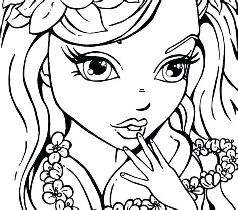 32 Girly Coloring Pages Iremiss