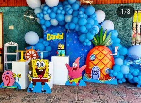 Decoraciones Tem Tica De Bob Esponja Spongebob Birthday Spongebob