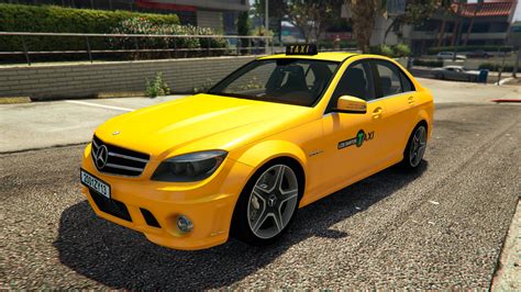 Los Santos Taxi Mercedes Benz C Amg Gta Mods