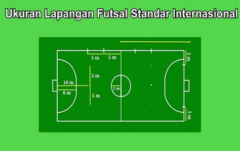 Ini Dia Ukuran Lapangan Futsal Standar Nasional Dan Internasional