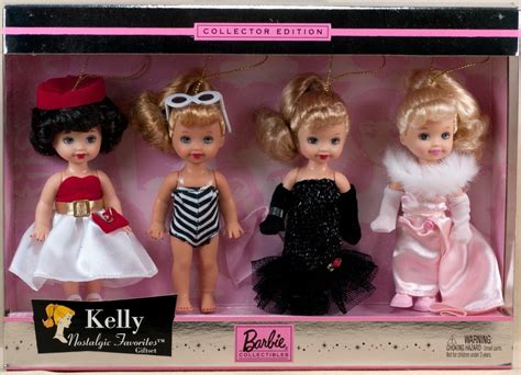 Kelly Nostalgic Favorites Barbie Collectibles Dolls Mint In Box