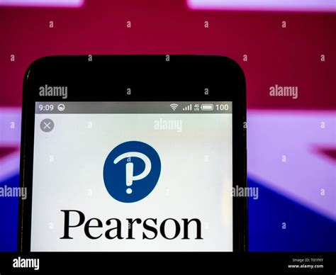 Pearson PLC logo seen displayed on smart phone Stock Photo - Alamy