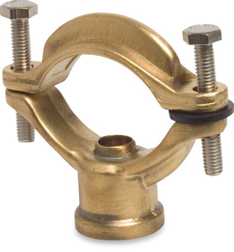 Clamp Saddle Brass X