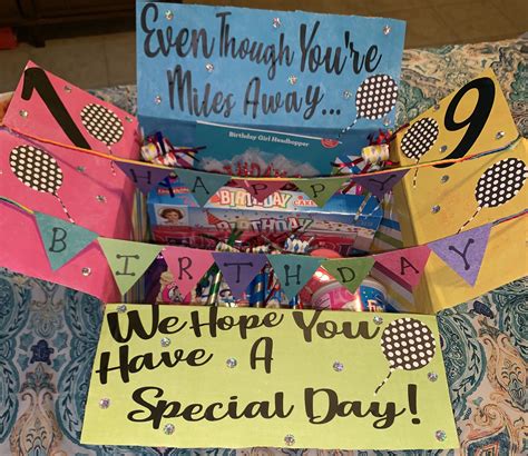 College Birthday Care Package Birthday Care Packages Diy Birthday