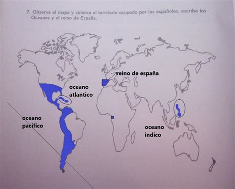 Introducir Imagen Planisferio Coloreado El Territorio Ocupado Por