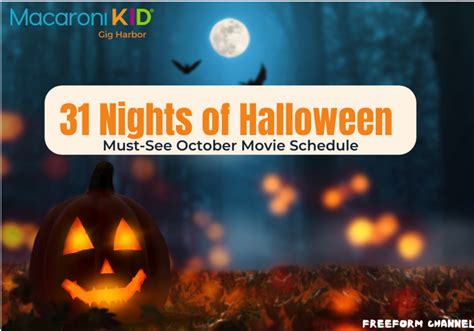 31 Nights Of Halloween Must See Movies For October Macaroni Kid Tacoma